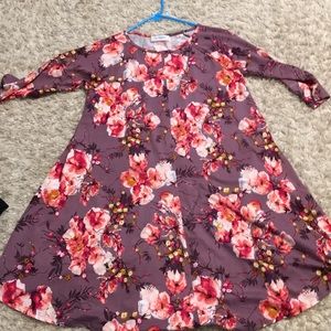 soft spring boutique dress, 3/4 length sleeves